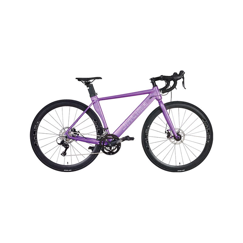 Hyb-023 700c de bicicleta aerodinâmica roxa de 16 velocidades