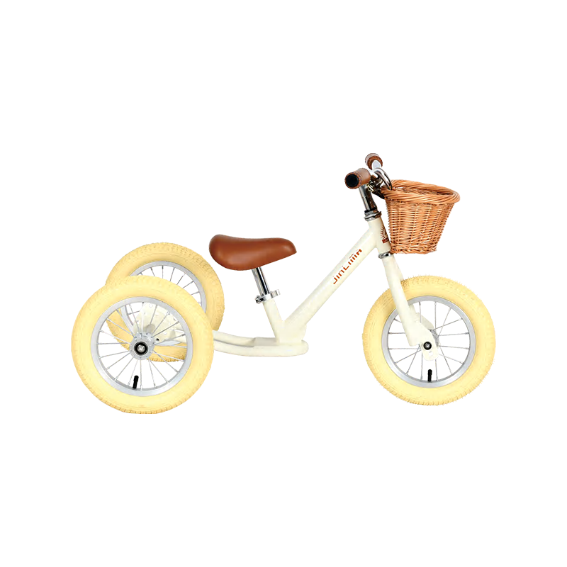 Hyb-003 12 "verde e amarelo sem pedais de bicicleta de equilíbrio flexível