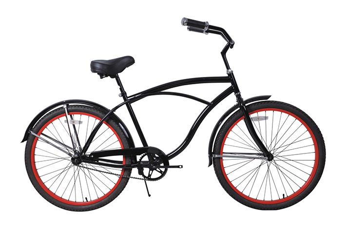 Lady Beach Cruiser Bike apresenta como escolher peças de bicicleta